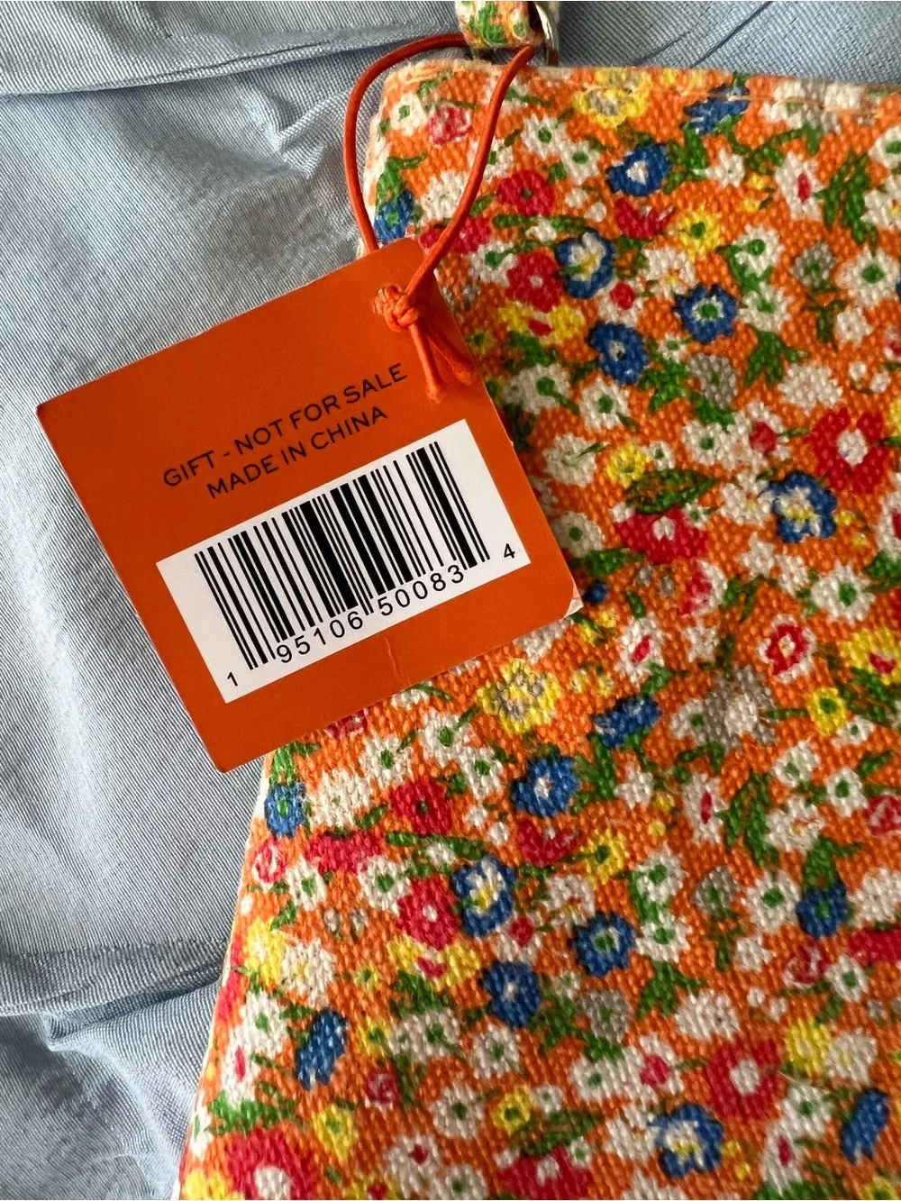Shiseido X Tory Burch Floral Cosmetic Bag